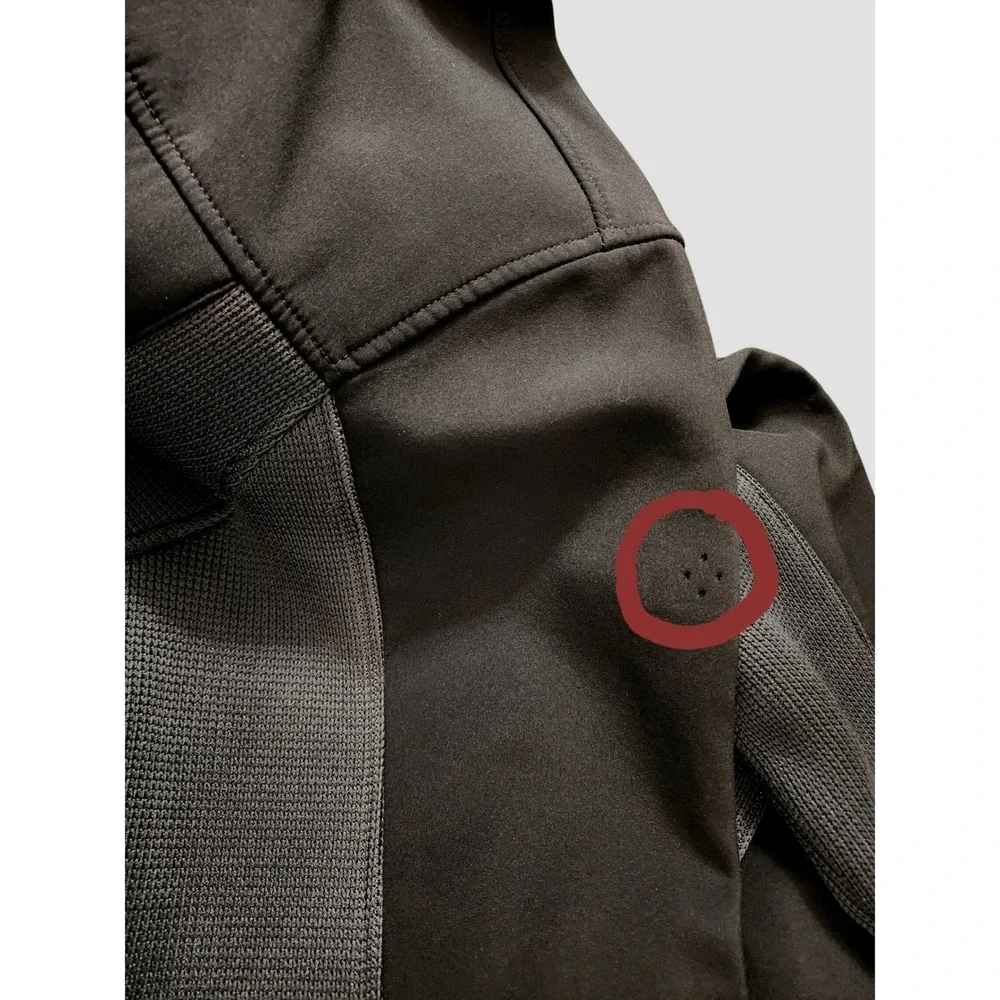 SwissTech‎ Men Jacket L Greystone Full Zip Fleece Knit Hybrid Outdoor Techwear